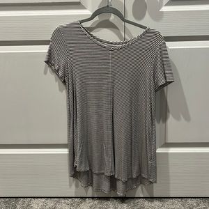 Striped short sleeve shirt